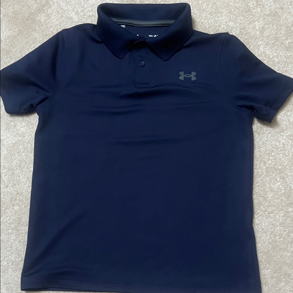 Under Armour Kids Dark Blue Polo